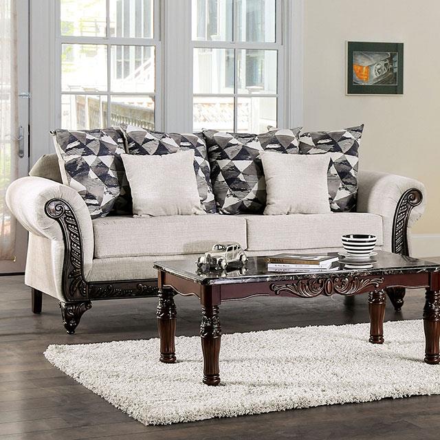 Furniture of America Cassani SM7756-SF Sofa IMAGE 1